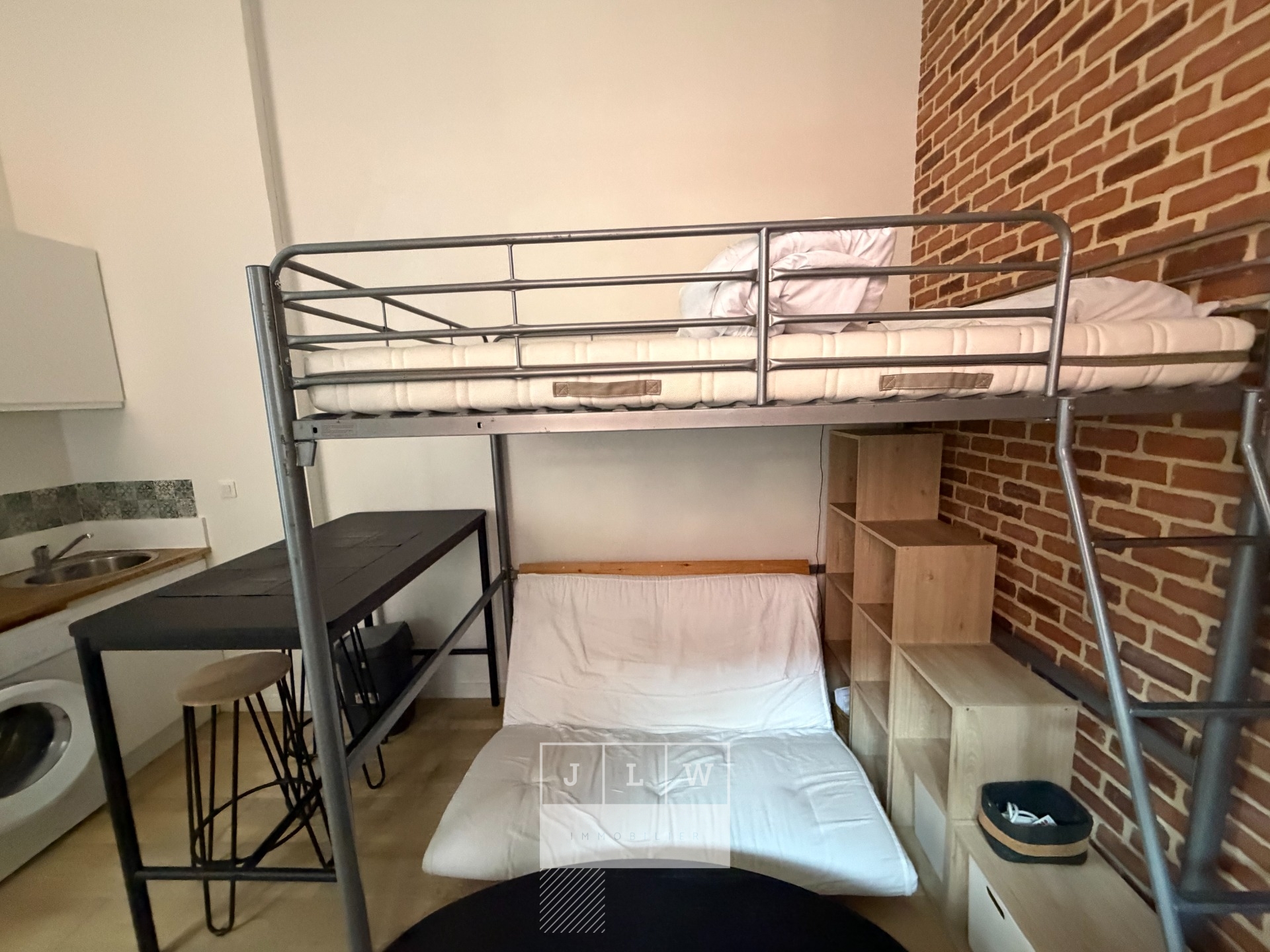 Acmw ll152 lille studio meuble avec terrasse Photo 2 - JLW Immobilier