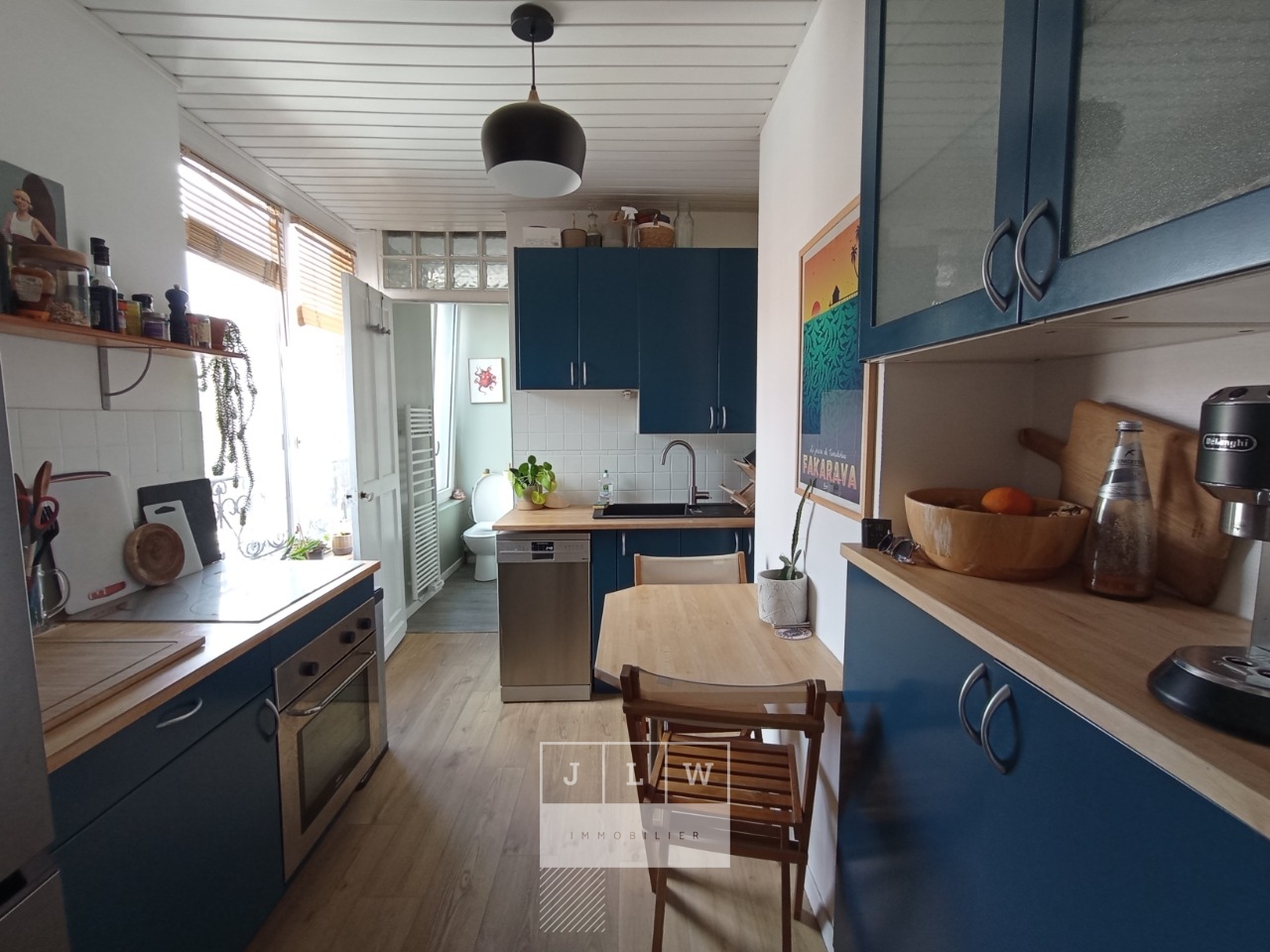 Agrb sr123 lille saint michel grand t2 en duplex meuble Photo 3 - JLW Immobilier