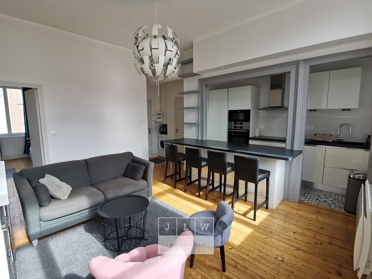 Ajpu sr123 magnifique t2 meuble proche beaux arts lille Photo 7 - JLW Immobilier