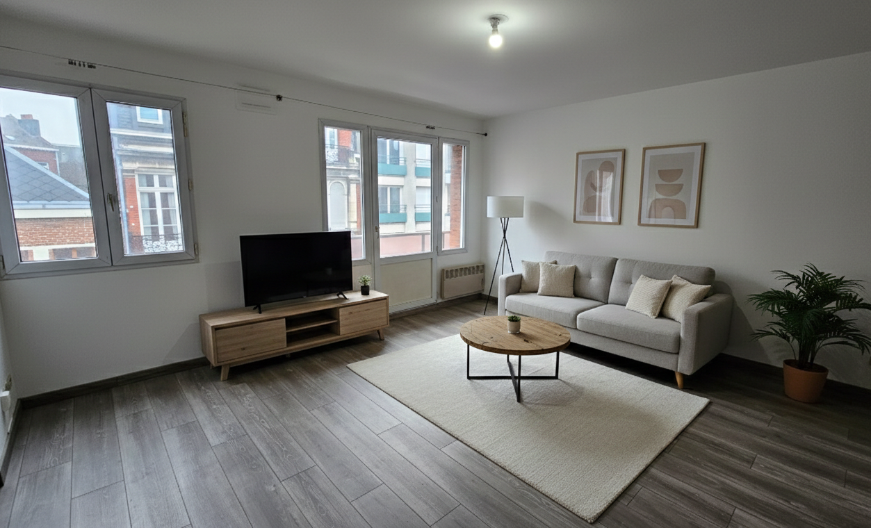 Ammn ll152  proche jb lebas t2 non meuble de 4487m Photo 1 - JLW Immobilier