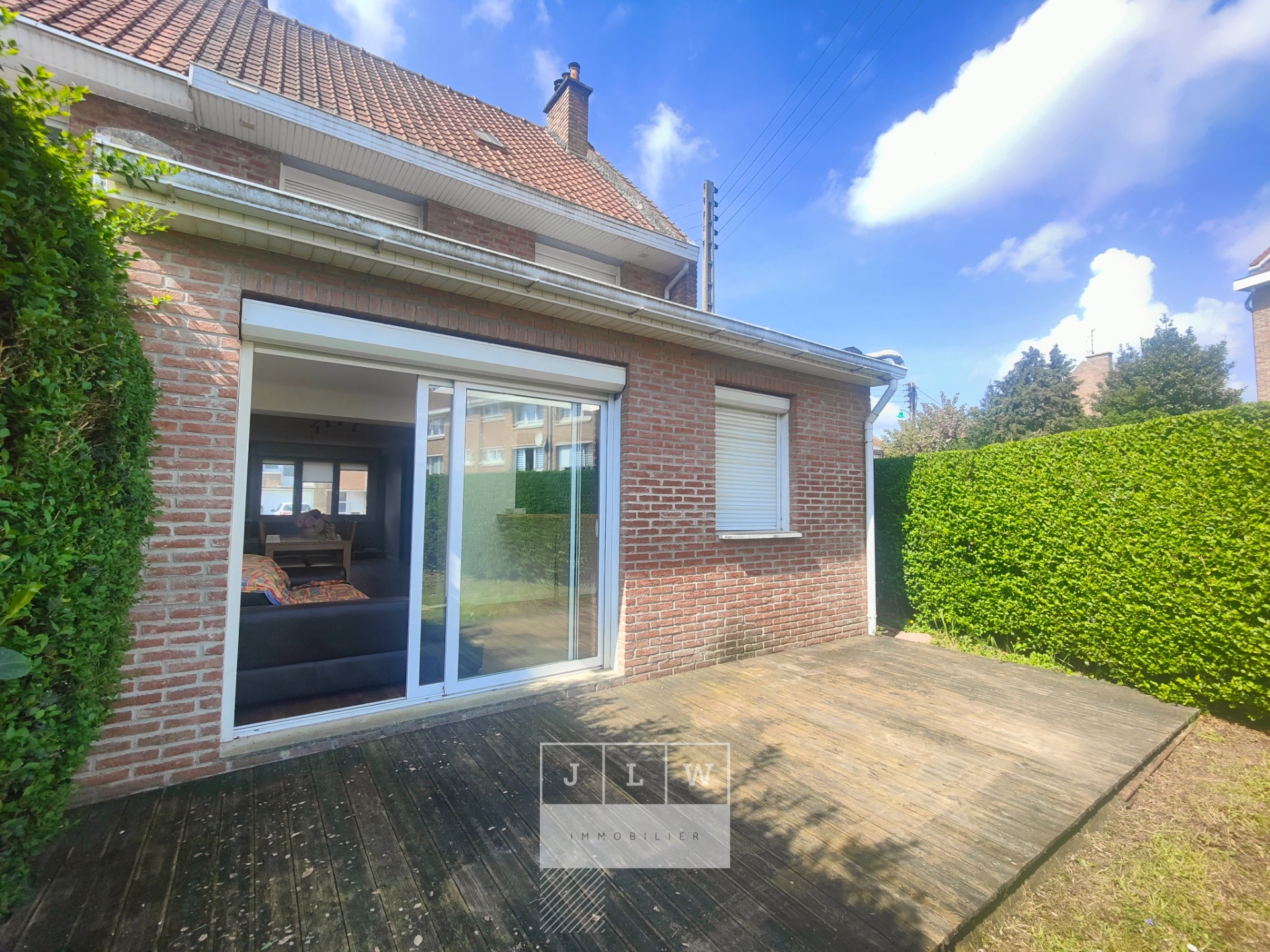 Hallennes belle semi individuelle t5  cave jardin   parkings Photo 1 - JLW Immobilier