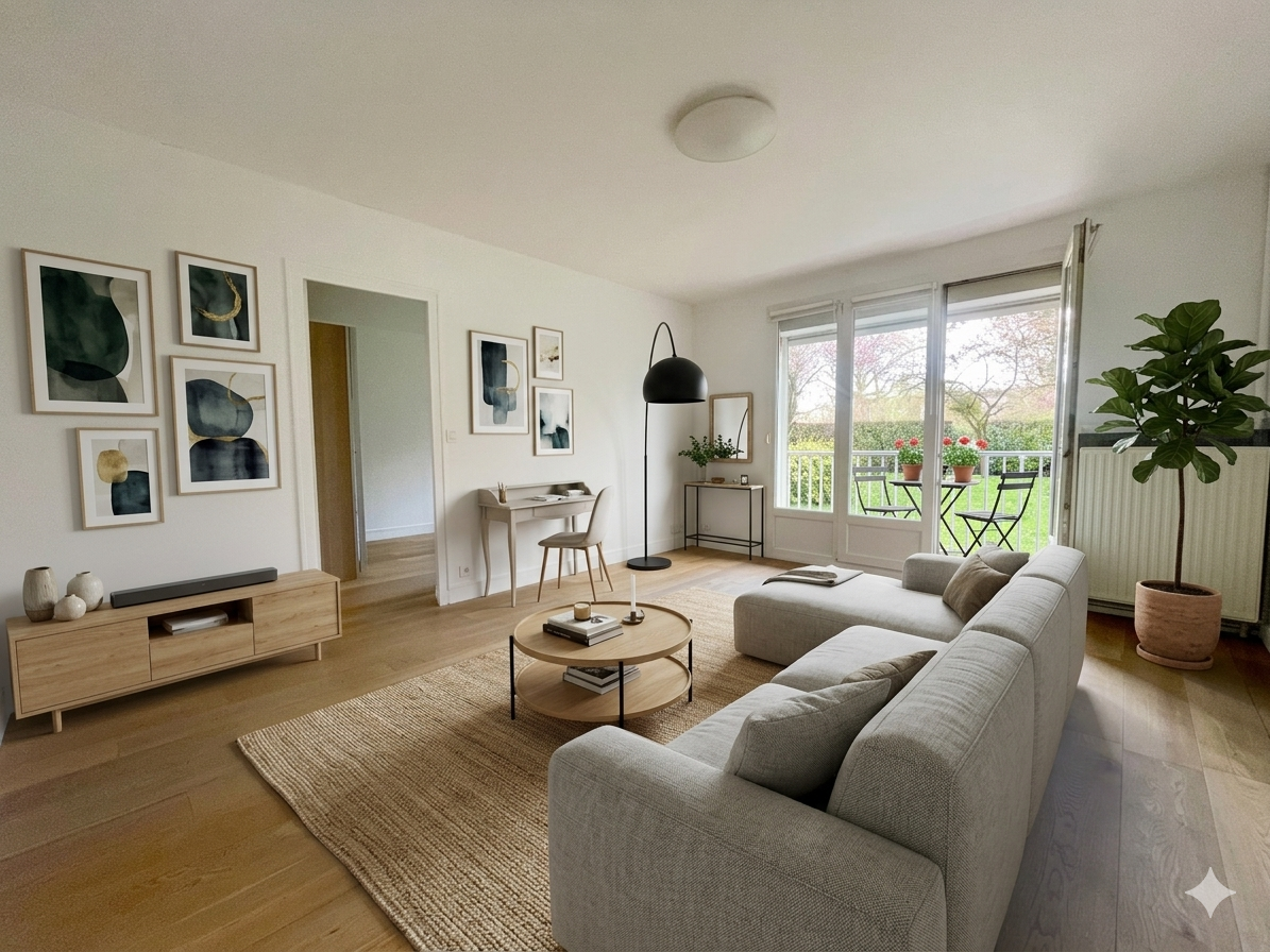 Proche gares et metro   appartement avec garage et balcon Photo 1 - JLW Immobilier