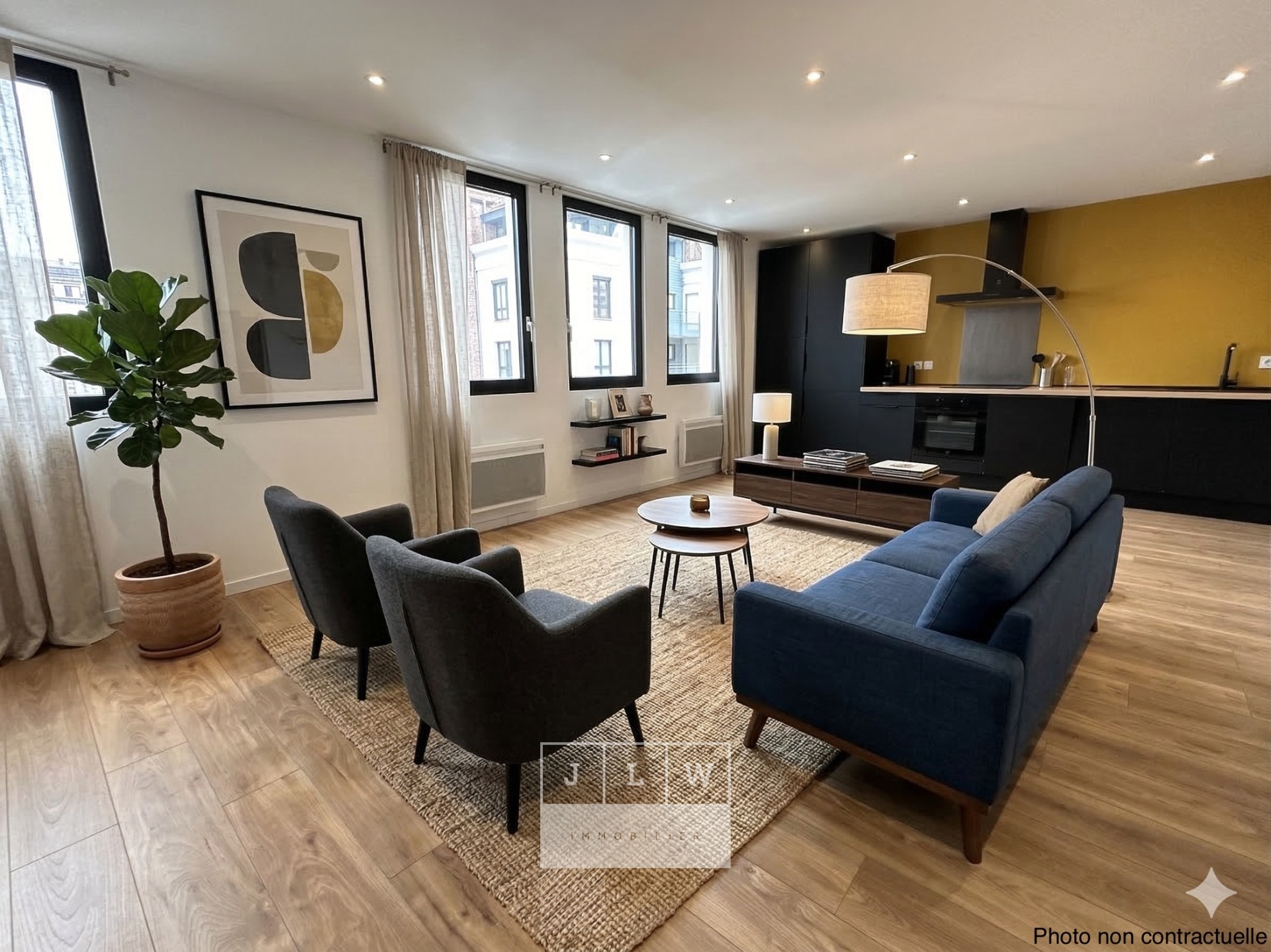 Vieux lille appartement de type 3 avec parking et cave Photo 1 - JLW Immobilier