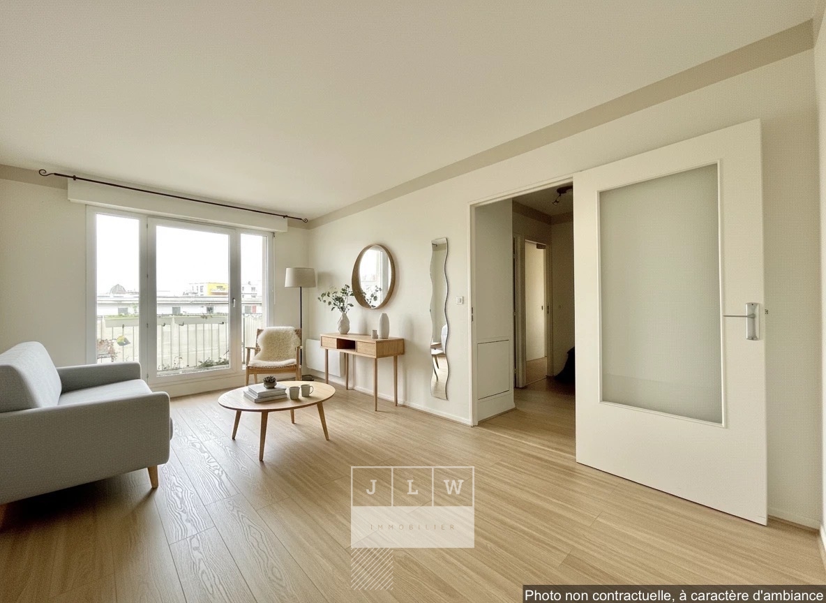 T2 avec balcon et place de parking  quelques pas du tram  Photo 1 - JLW Immobilier