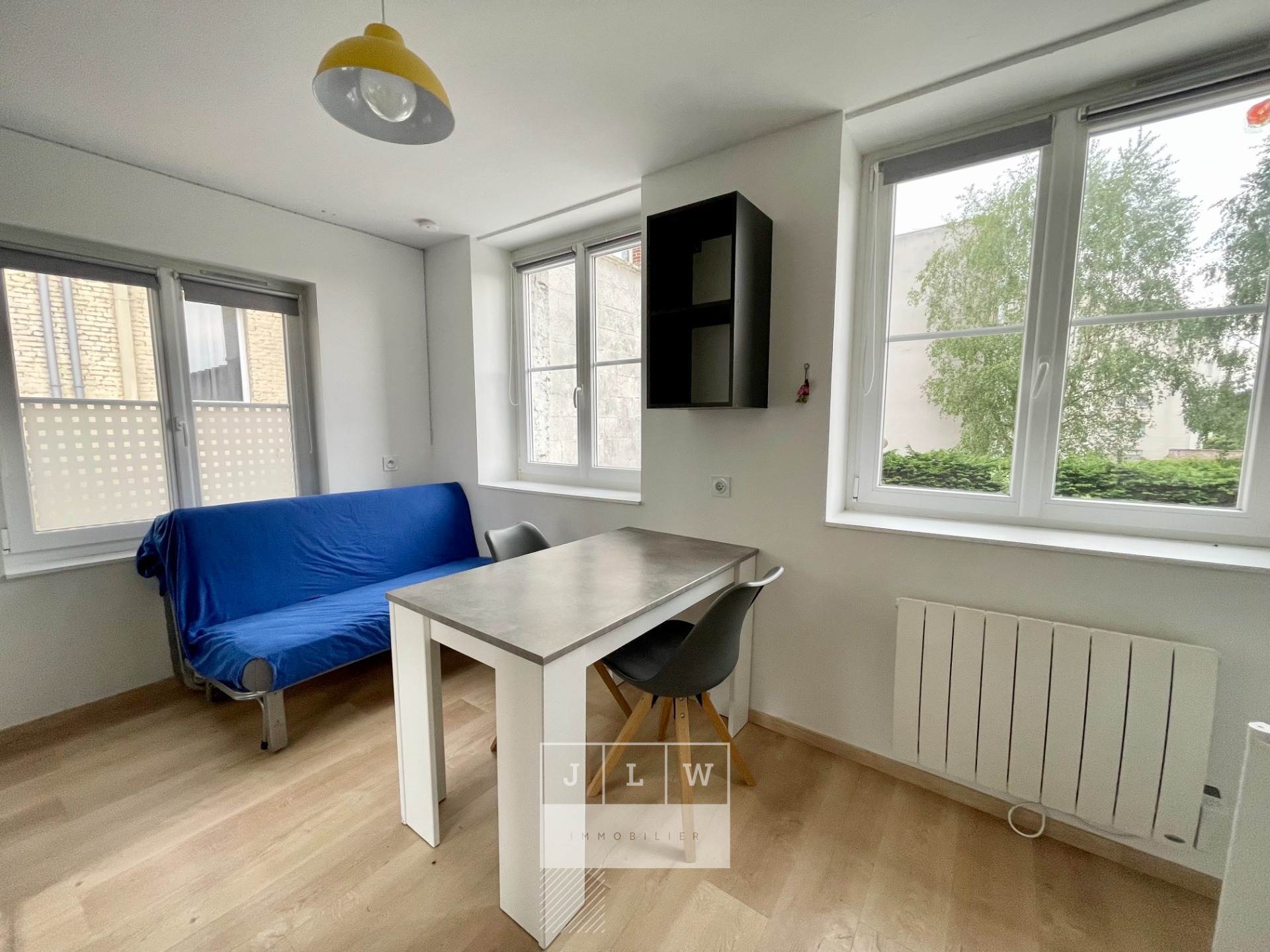 Lille bois blanc studio meuble Photo 4 - JLW Immobilier
