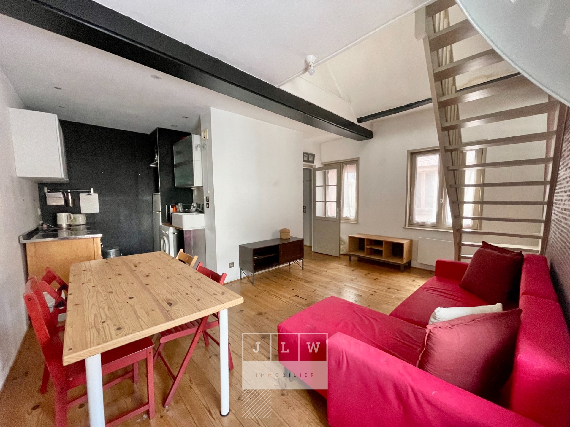 Vieux lille t2 en duplex dernier etage Photo 2 - JLW Immobilier