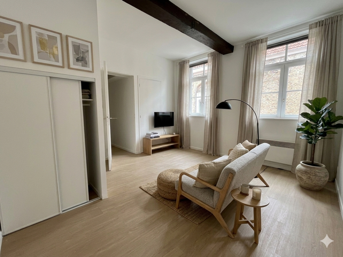 Vieux lille  studio lumineux de 20m Photo 2 - JLW Immobilier