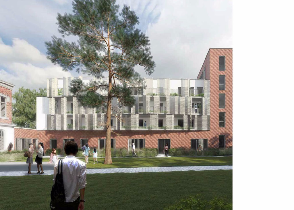 Lille les jardins du cloitre t4 avec terrasse et stationnement Photo 3 - JLW Immobilier Lille les jardins du cloitre t4 avec terrasse et stationnement Photo 3 - JLW Immobilier