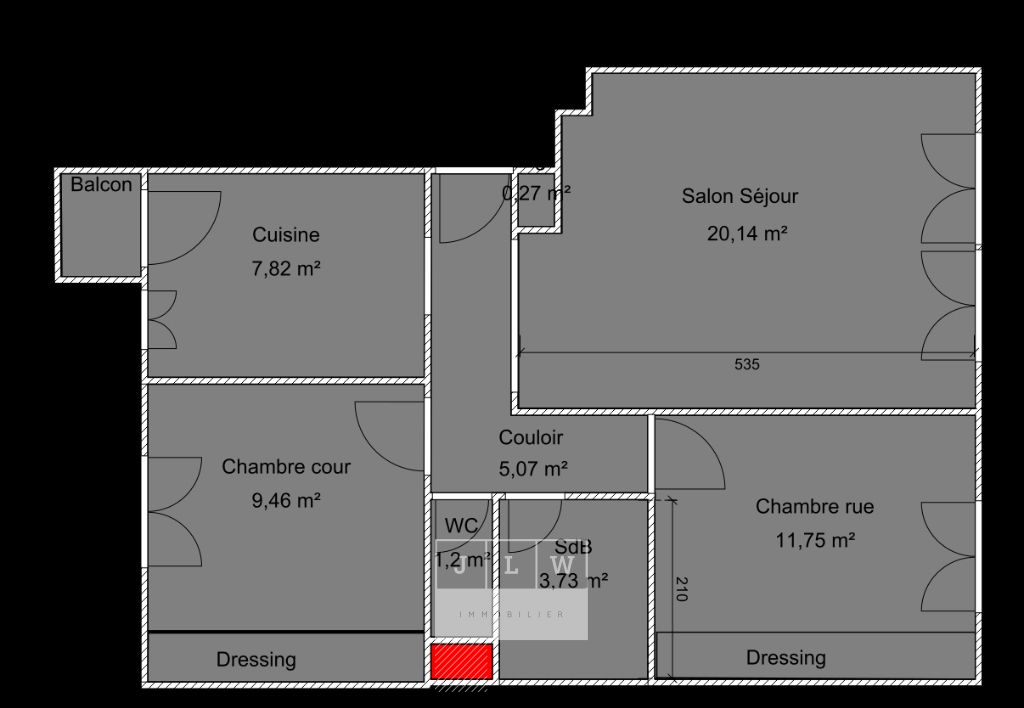 Fvb ll152 lille vauban t3 non meuble balcon Photo 8 - JLW Immobilier Fvb ll152 lille vauban t3 non meuble balcon Photo 8 - JLW Immobilier