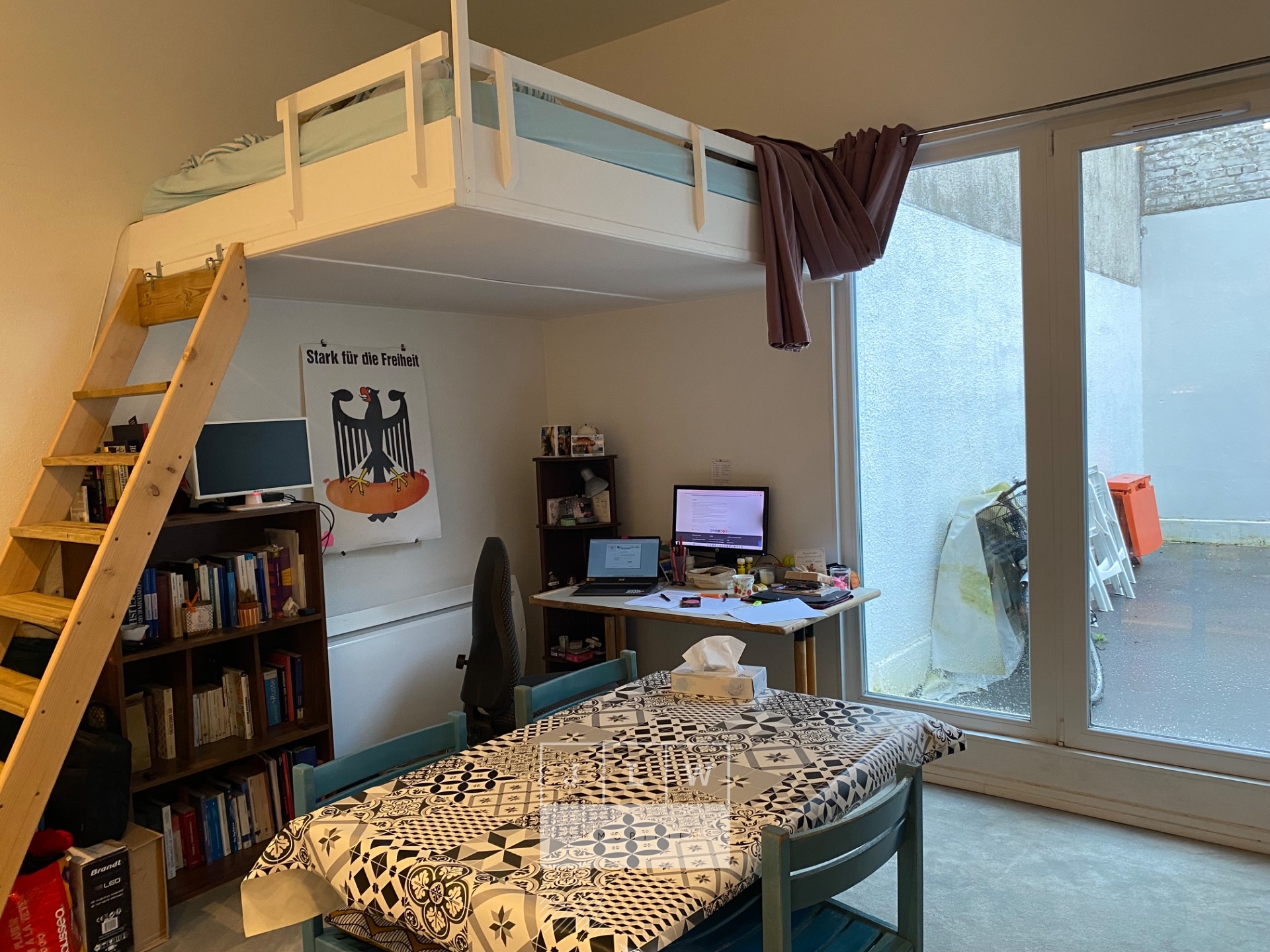 Jkg nb343 studio de 31m avec cour privative non meuble Photo 2 - JLW Immobilier